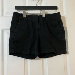 Black Chino JCrew Shorts